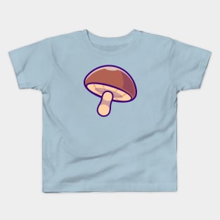 Mushroom Vegetable Cartoon Kids T-Shirt
